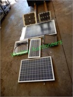 (7) Used Solar Panels in Group