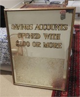 Lot #562 - Vintage “Savings Accounts Opened