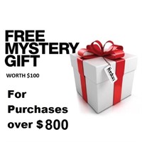 FREE MYSTERY GIFT FOR PURCHASES OVER $800