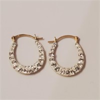 $200 10K  CZ Earrings