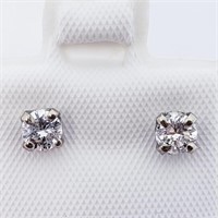 $1400 14K  Diamond(0.42ct) Earrings