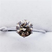 $3500 14K  Champagne Diamond(1ct) Ring