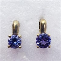 $350 10K  Tanzanite Earrings