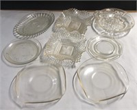 Assorted Glass Plates