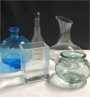 Assorted Decanters & Vases
