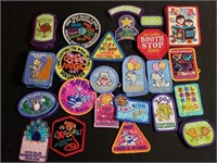 Girl Scout Cookie badges dating 1987- 2006