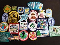 Girl Scout Anniversary patches, some vintage