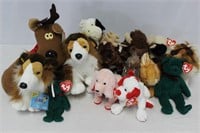 Vintage Beanie Babies and Assorted Stuffed Animals