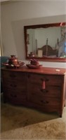 NICE DRESSER AND MIRROR