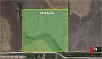 39.4 AC Homesite/Hunting/Farm Harvey County Land