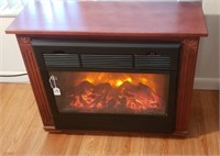 Amish Portable Fireplace Heater w/ Remote