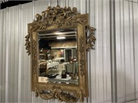 Antique Beveled Resin Mirror 33/39