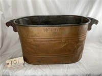 Copper "deluxe" Pot Planter