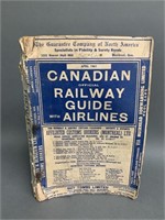 Canadian Railway Guide with Airlines Book