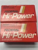 Two 50 round box’s of federal hi power 22 long