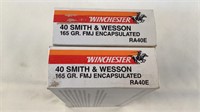 (2 times the bid) Winchester Ranger 40 S&W LE Ammo