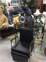 Salon chair with heaters