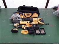 Dewalt Power Tools and Tool Bag