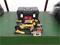 Husky Tool Box w Asstd Dewalt Power Tools
