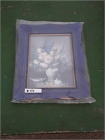 Old Picture Frame (painted blue over gold)