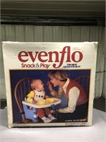 EVENFLO SNACK & PLAY SEAT, IN BOX