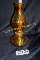 ANTIQUE OIL LAMP WITH TEXTURED PATTERN