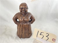 Wooden hand carved Americana mammy