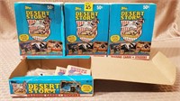 Topps Desert Storm Card boxes w/ SOME Cards