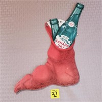 Vintage Canada Dry Xmas Stocking Cardboard