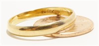 10K Y Gold Wedding Band Ring Sz 10 1.9g