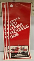 3x- IH Join us at Red Power Progress Days Posters