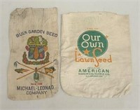 Small Vintage Garden Seed Bags
