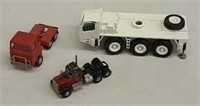 NZG Mobile Crane Base 1/50 & 2 Other Trucks