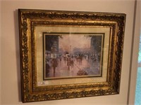 Framed & Matted Decorator Picture