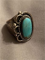 Mexican Sterling Turquoise Ring