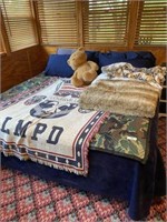 King-size Bed Frame, Mattress, Teddy Bear & More