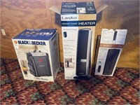 Three Portable Heaters
