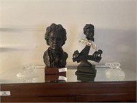 Two Composer Bust/Figurines & Misc.