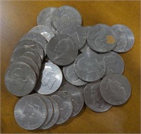 (E) Lot of  (27) Eisenhower Dollars