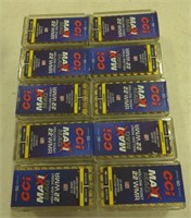 500 Rounds CCI Maxi Mag .22 WMR Cartridges NIB