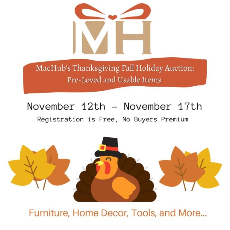 MacHub's Thanksgiving Fall Holiday Auction