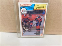 1983 OPC Guy Lafleur # 189 Card