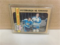 1972 OPC NHL Action Eddie Shack # 186 Card