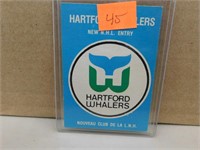 1979 OPC Hartford Whalers Team Checklist #163 Card