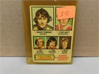 1977 OPC Goal Leaders # 7 Card