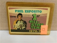 1971 OPC Phil Esposito # 253 All Star Card