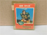 1971 OPC Dave Cutler # 52 Rookie Card