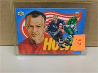 1992 Upper Deck Gordie Howe Heroes Card
