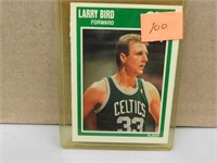 1989 Fleer Larry Bird # 8 Card