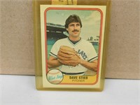 1980 Fleer Dave Stieb # 414 Card